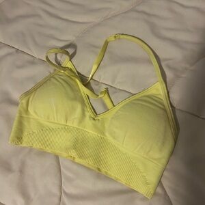 Lululemon Yellow Women's sports Bra